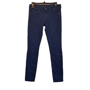 Articles of Society Polka Dot Print Stretch Skinny Jeans Size 27